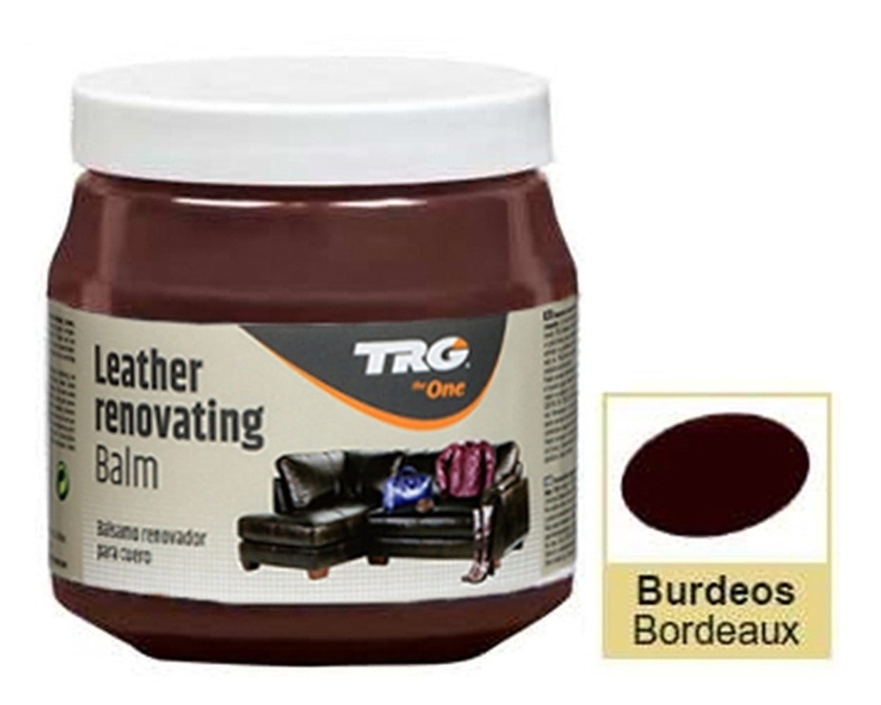 TRG Bordeaux Large Leather Conditioner - best leather cleaner and conditioner for large products such as leather sofa or leather car seat.