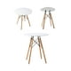 thumbnail image 2 of Mesa Eames Redonda De Madera Estilo Minimalista Moderno 80 cm, 2 of 2