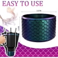 thumbnail image 4 of Funda de silicona brillante con forma de escamas de pescado para Hydroflask y taza, 4 of 7