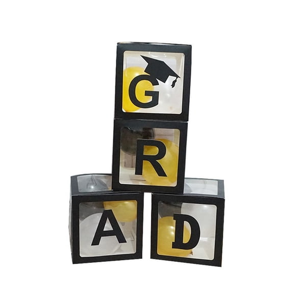 Graduation Party Decorations 2024 We Are So Proud Of You Graduation Party Decoration Black Balloon Boxes College Graduation Commencement Decoration Class Of 2024 Party Supplies Party Decorations for