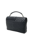 thumbnail image 2 of Pre-Owned Saint Laurent Classic Monogram Chain Shoulder Bag/Handbag 2WAY 392738 Black Leather..., 2 of 12