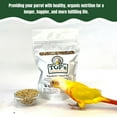 thumbnail image 3 of TOP's Napoleon's Seed Mix for All Small Hookbills, Non-GMO, Soy Free, Corn Free, USDA Organic Certified, 1 lb, 3 of 11