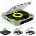 thumbnail image 2 of GJX Retro Wireless Cd Player with Bluetooth Speaker | Portable Rechargeable Boombox for Car,Travel And Home | Anti-Shock,Play Cds/Usb/Sd/Fm Radio,Long Battery Life, 2 of 7