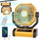 thumbnail image 1 of Ventilador portátil recargable Dymuzic de 9 pulgadas, 20000 mAh, 70 horas, 1 of 7