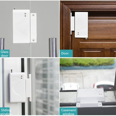 Door Window Alarm 1 8 Pack Super Slim Wireless Window Door Entry