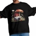 thumbnail image 4 of Camisetas informales de manga corta con estampado de gnomo rojo para hombre, 4 of 8