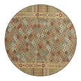 thumbnail image 3 of Unique Loom Baja Outdoor Collection Area Rug - Socarro (7' 10" Round Multi/Gray), 3 of 7