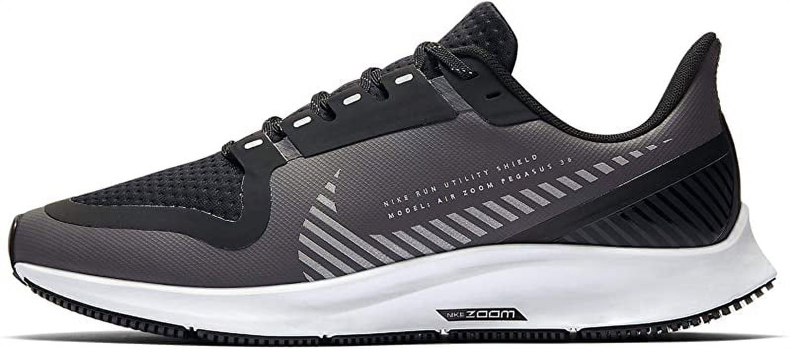 Nike Men's Air Zoom Pegasus 36 Shield Running Shoe, Grey/Black, 8 D(M) US - image 2 of 4