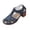 Black#women shoes heeled sandals, variant on Womens Travel Sandals,Casual Summer Open Toe Breathable Gladiator Roman Sandals Soft Comfortable Leather Platform Wedges Shoes Red,41