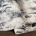 thumbnail image 3 of Hauteloom Dumangas Living Room, Bedroom Area Rug - Contemporary - Charcoal, Black, Gray - 5'3" x 7'3", 3 of 7
