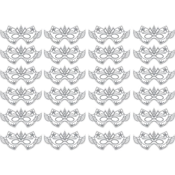Superhero Half Masks (Pack of 24)