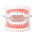 Kiskick Hip Hop Teeth Braces with Heart Shape Cubic Zirconia Men and