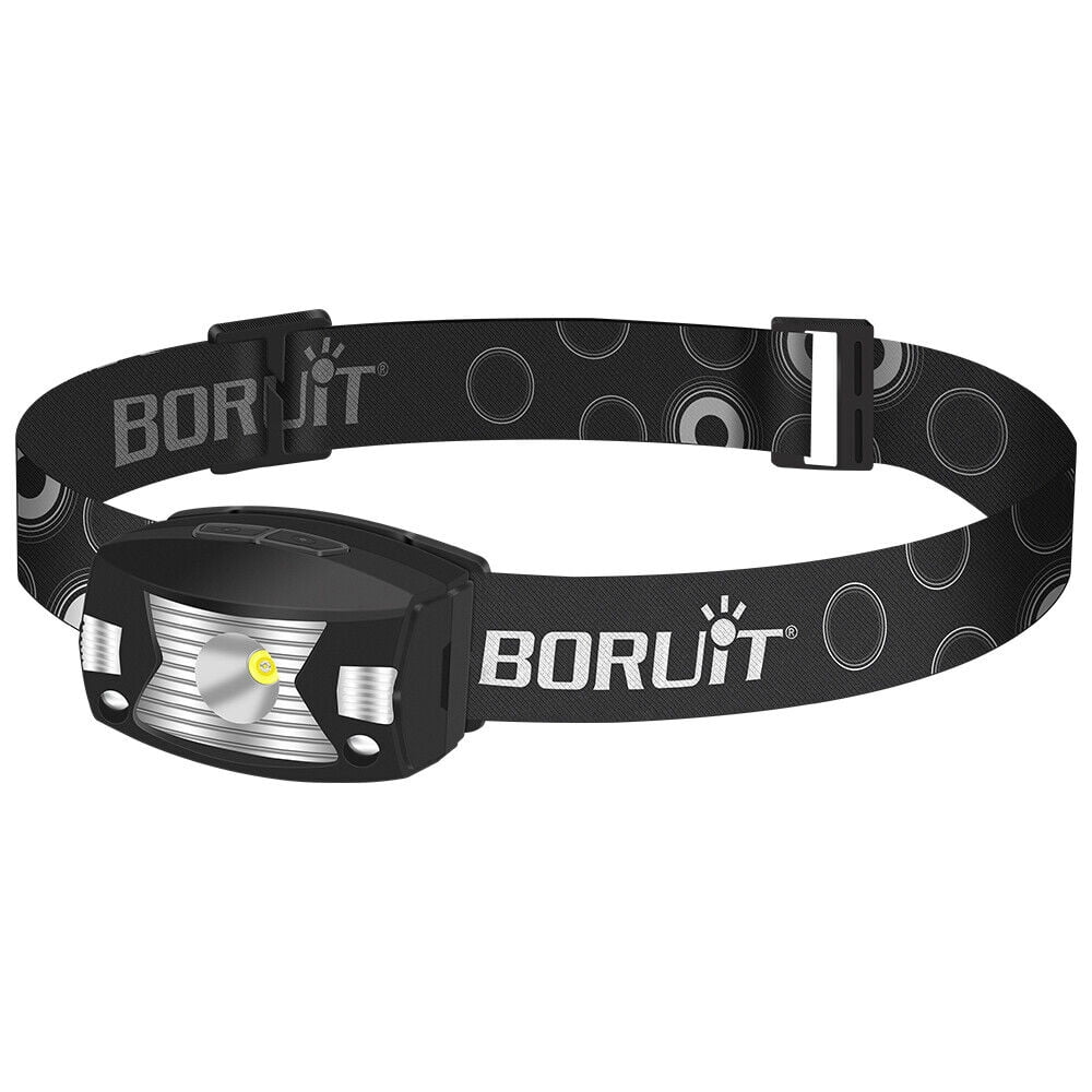 USB Rechargeable LED Headlamp Flashlight Waterproof Lightweight Infrared Sensor 350LM Headlight Head Torch