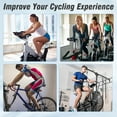 thumbnail image 5 of Zacro Wide Bike Seat Cover, Comfortable Exercise Bicycle Saddle Cushion for Men & Women, Extra Soft Large Bicycle Saddle Pad for Indoor Outdoor, 5 of 8