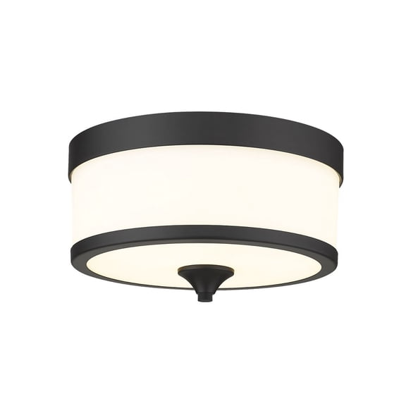 307F-MB-Z-Lite-Cosmopolitan - 3 Light Flush Mount In Contemporary Style-7.5 Inches Tall and 13.75 Inches Wide