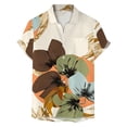 thumbnail image 5 of UAYOTSE Mens Button Down Short Sleeve Shirts Summer Beach Vacation Untucked Casual Tops Shirt,Sizes M, 5 of 7