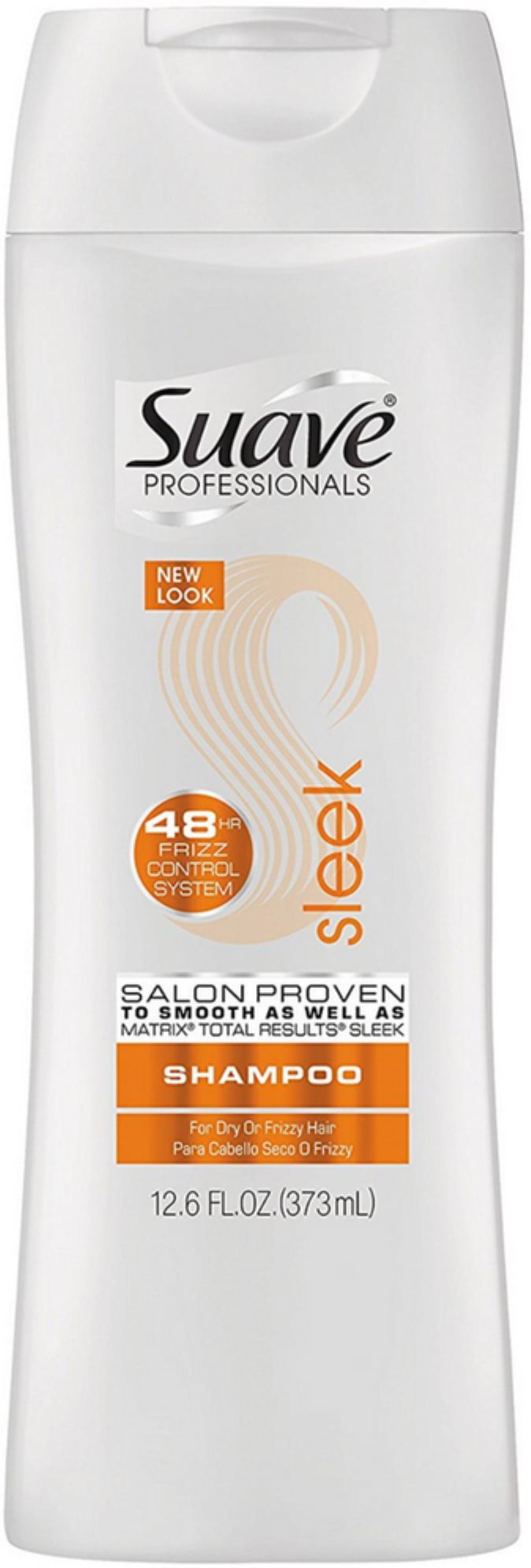 Suave Professionals Shampoo, Sleek 12.6 oz (Pack of 2)