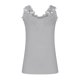 thumbnail image 5 of Conjuntos de trabajo para mujer,Blusa informal de encaje con cuello en V y mangas cortas para mujer, de poliéster, ideal para uso diario, sopatenor, 5 of 7