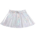 thumbnail image 6 of Zaldita Transparent High Waist Skirts Clear PVC Pleated Women Bodycon Zipper Rave Festival Skirts Transparent M, 6 of 7
