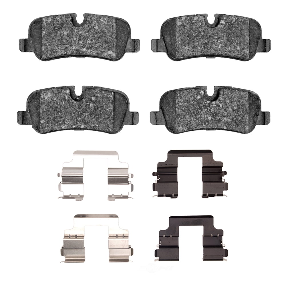 Dynamic Friction Company 1551-1099-01 DFC 5000 Advanced Brake Pads - Low Metallic and Hardware Kit