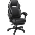 thumbnail image 2 of Essentials ESS-3087-GRY Gaming Chair with Footrest, Grey, 2 of 17