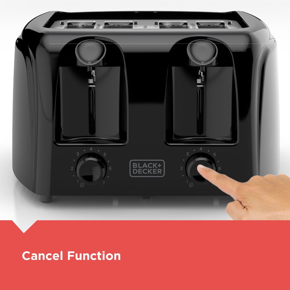 Spectrum Brands 111737 4-Slice Toaster, Black