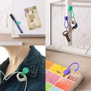 10 Pieces Magnetic Cable Clips Silicone Magnetic Cord Organizer Magnetic Ties Cord Winders Cable Ties For Cable Management Headphones Bookmarks Keys