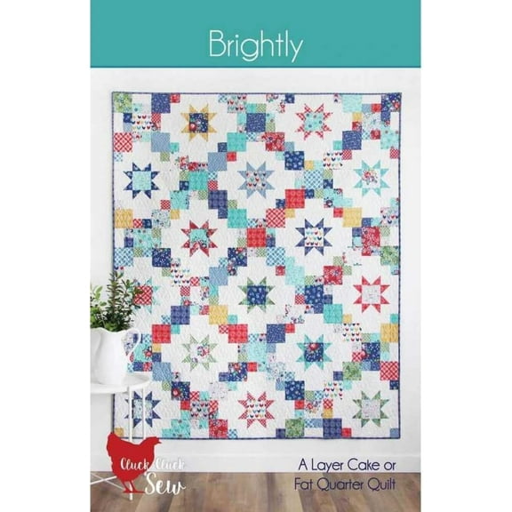 Brightly Quilt Pattern by Allison Harris for Cluck Cluck Sew