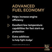 (2 pack) Mobil 1 Advanced Fuel Economy Full Synthetic Motor Oil 0W-20, 12 Quart