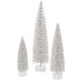 thumbnail image 1 of Vickerman 12"/16"/20" White Snow Oval Artificial Christmas Tree Unlit, 1 of 2
