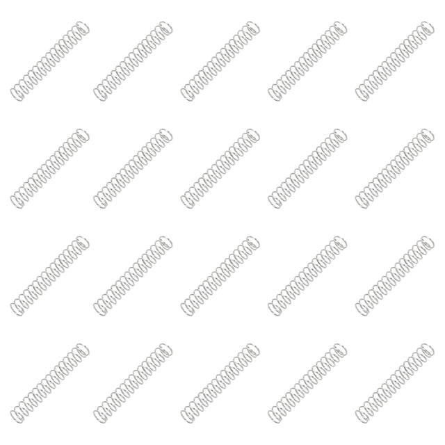 Uxcell Ressort de Compression Extension Mécanique Petits Ressorts Kit d'Assortiment de Ressorts pour Réparations en Atelier et à Domicile 4x0.4x25 mm