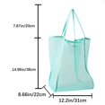 thumbnail image 4 of Sac de Rangement Souple Transparent pour Aisselles Mode pour l'Été Plage (Noir), 4 of 8