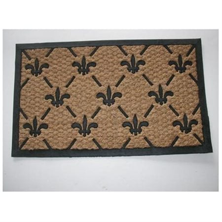 Tuffcor Panama Fleur De Lis Doormat, 18