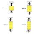 thumbnail image 3 of facefd Car Interior Light Aluminum Alloy Lamp Bulb Replacement Part Automotive Mounted High Brightness Lighting Accessory 12V White Light 31MM 24V White Light 31MM, 3 of 6