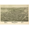 thumbnail image 2 of Fowler 24x18 White Modern Wood Framed Museum Art Print Titled - North East Pennsylvania - Fowler 1896, 2 of 4