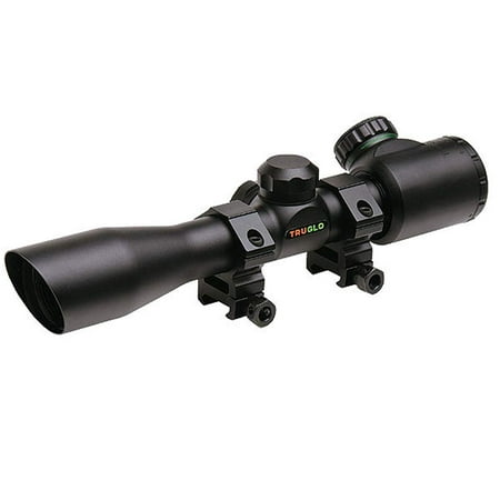 4x32 Air Riflescope - 4x32 Ir With Rings Crossbow Tactical Rifle Scopes Airsoft Riflescope - Black