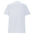 thumbnail image 7 of Mittory Women's T-Shirt Loose Soft Bamboo Crew Neck Trendy Casual Short Sleeve Cotton Tops, 7 of 7