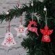 thumbnail image 3 of CHAO 12 Piezas Árbol de Navidad (4 Estilos) Decoraciones Colgantes de Árbol de Navidad de Madera con Cordel Adornos Creativos para Fiesta de Bricolaje de Feliz Navidad, 3 of 5