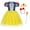 A03766-Yellow45A38, variant on Benylion Snow Costumes White Princess Dress Up for Girls Dresses Birthday Party Cosplay Skirt for 5-6 Years