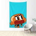 thumbnail image 1 of Tapiz de El asombroso mundo de Gumball para dormitorio, estampado artístico para colgar en la pared, pósteres estéticos, tapices de fondo para sala de estar, dormitorio, regalo para fanáticos, 60 x, 1 of 8
