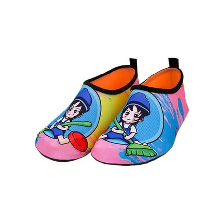 

Bellella Girls Boys Water Shoes Slip On Aqua Socks Quick Dry Beach Shoe Casual Flats Outdoor Summer Sweeping Girl 10C-11C