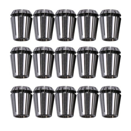 

15Pcs ER25 Collet Tool Precision Spring Collet Set from 2mm to 16mm Collet Chuck For Milling Lathe Tools and Spindle Motors