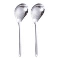 thumbnail image 1 of CAROOTU Kitchen Skimmer Spoon for Cooking Stainless Steel Slotted Spoon with Hang Hole for Filtering, 1 of 7