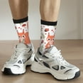 thumbnail image 6 of Daiia Squirrel And Print Crew Socks – Soft Breathable Long Socks for Men & Women, Moisture-Wicking & Comfortable Daily Wear Socks, One-Size Fits Most (US 5-11), 6 of 6