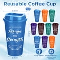 thumbnail image 2 of Tazas de café Skylety Bible Verse, 16 onzas, reutilizables, paquete de 20 unidades de plástico, 2 of 7