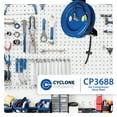 thumbnail image 2 of Cyclone Pneumatic CP3688 Rubber, Blue 3/8 in x 50 ft Retractable Air Compressor Hose Reel, 2 of 7