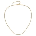 thumbnail image 4 of Finest Gold1368-16-2 Leslies 14K Yellow Gold 1.5 mm Diamond-Cut Loose Rope 1 in. Plus 1 in. Adjustable Chain, 4 of 6