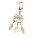thumbnail image 1 of Llavero Hugo de plumas Oro dorado, 1 of 7