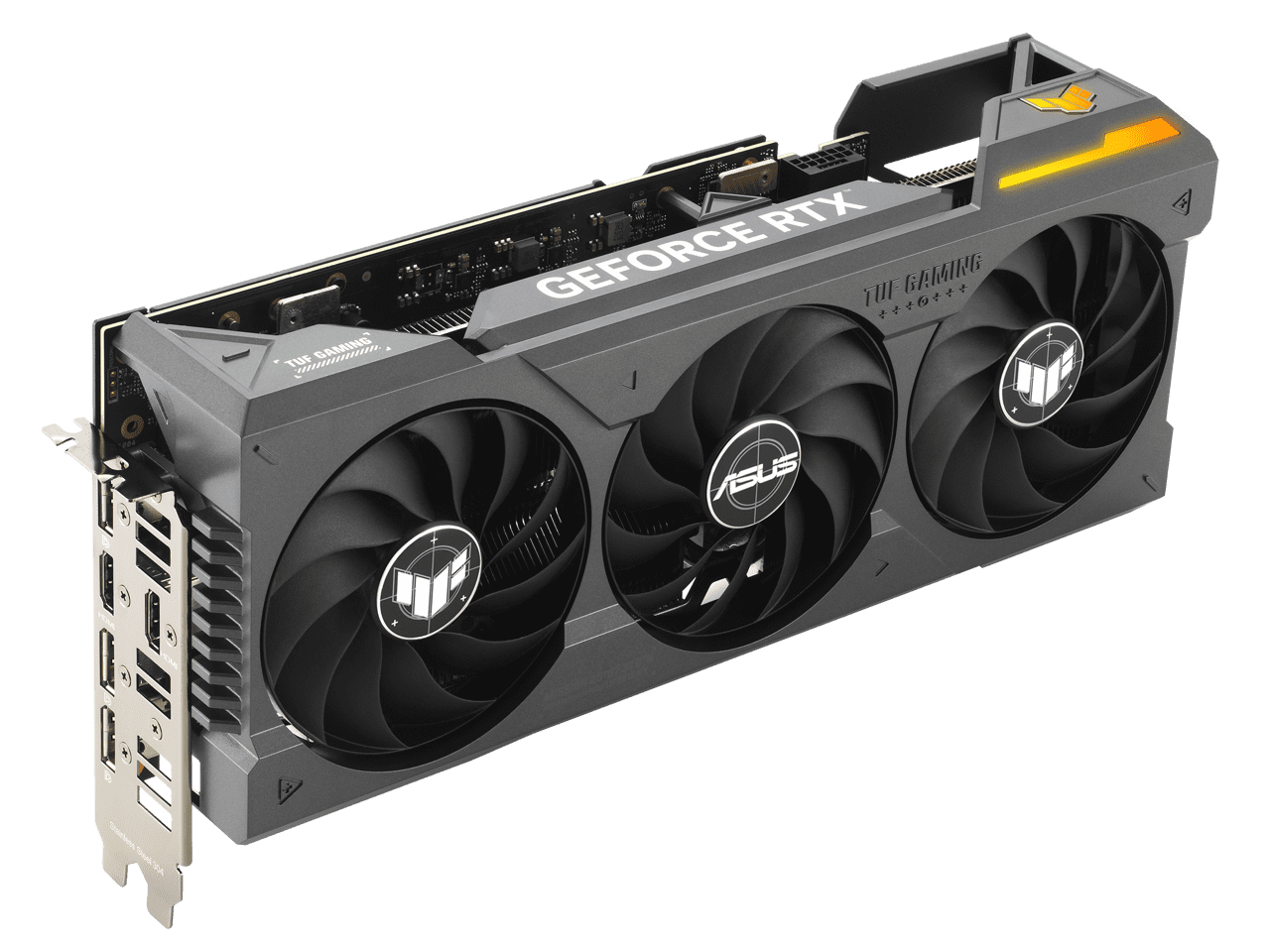 ASUS TUF Gaming NVIDIA GeForce RTX 4070 Ti SUPER OC Edition Gaming Graphics Card (PCIe 4.0, 16GB GDDR6X, HDMI 2.1a, DisplayPort 1.4a) TUF-RTX4070TIS-O16G-GAMING