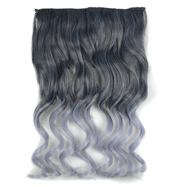 Fiudx Peluca En Clip, Extensión de Cabello En Alta Temperatura, Pieza En Clip En Doble Trama Resistente, Peluca En Color Natural, Elegante En Apariencia, Mejora En Peinado En Las Mujeres, Fácil Insta